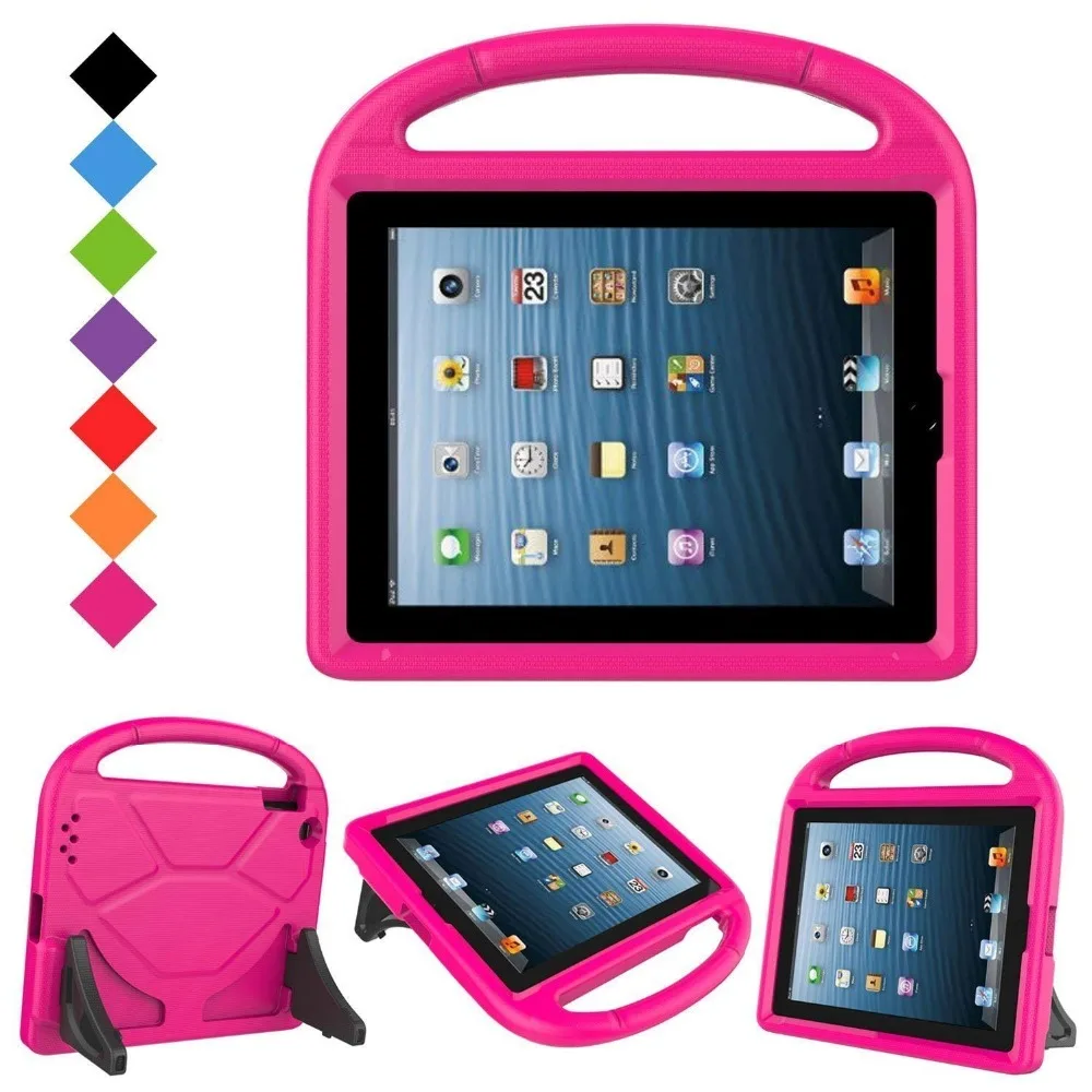 

EVA Shockproof Case for iPad 9.7 2017 2018 Cover Handle Stand Tablet Case for Funda iPad New 2017 9.7 A1823 A1822 Kid Funda Case