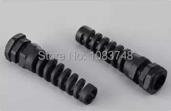 

M12*1.5 plastic flex spiral cable gland cable joint waterproof cable gland IP68.CE.ROHS