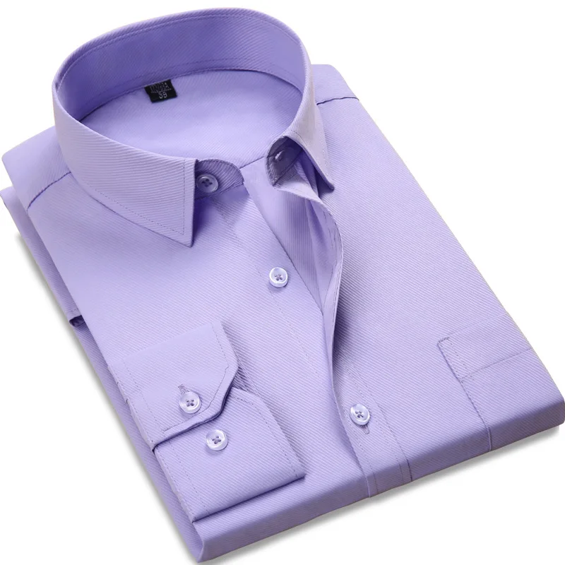 

Shirt Men Clothes 2017 Spring Autumn Cotton Mens Dress Shirts Business Formal Male Social Shirt Slim Fit Long Sleeve Shirts