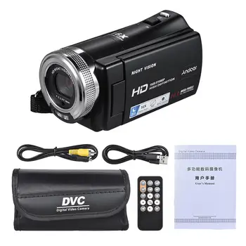 

TWISTER.CK Camera Full HD 16X Digital Zoom Recording Camcorder w/3.0 Inch Rotatable LCD Screen Support Night Vision