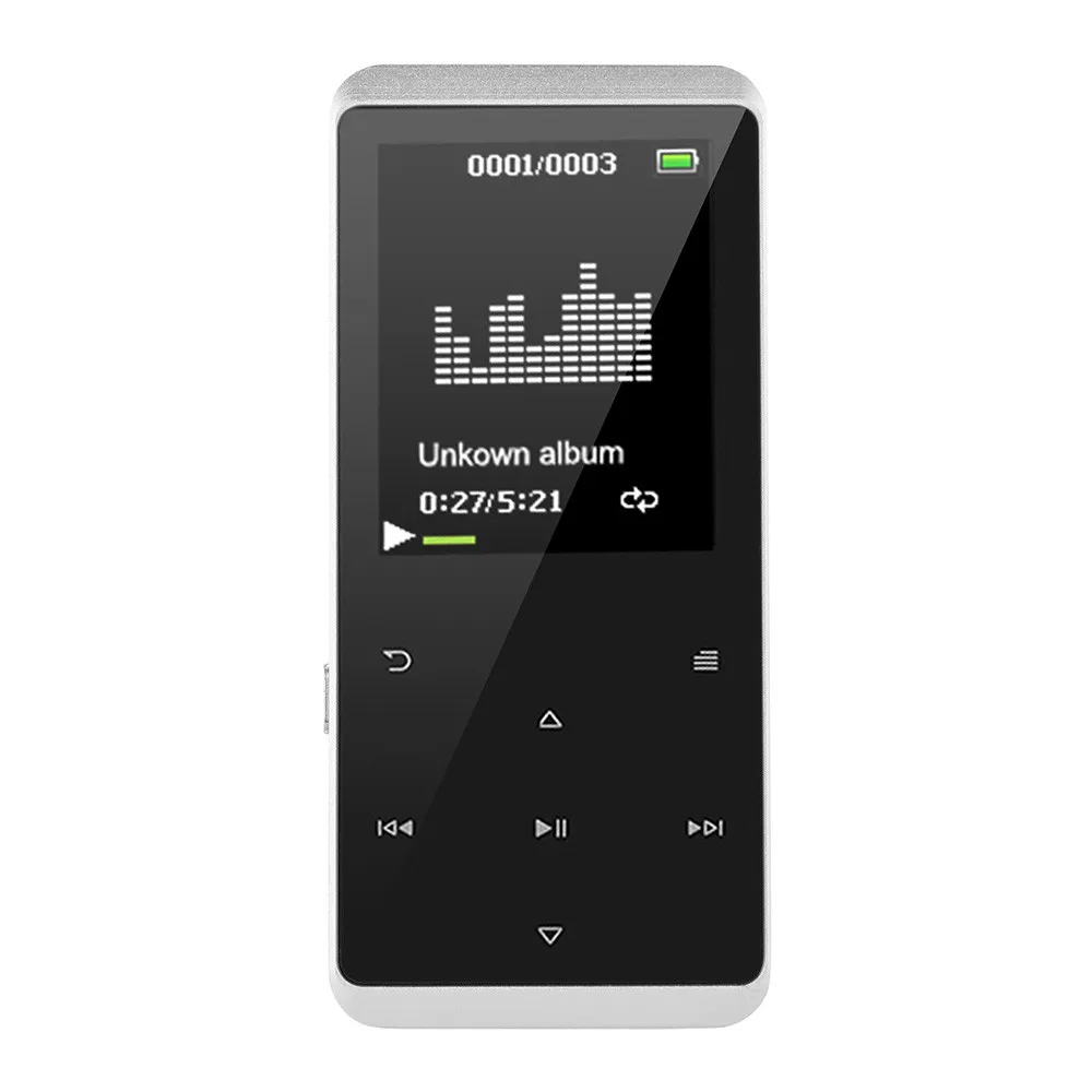 Large 1.77inch LCD Screen Built-in Microphone HiFi 8GB MP3 MP4 Bluetooth 4.1 Player Recorder Pen Media Video FM Radio Lot 10Nov1