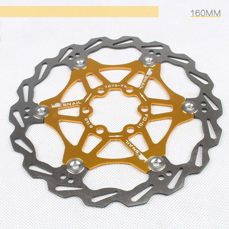 

CATAZER Disc Brake Rotor Road Folding Mountain Bike Brakes Disc Rotors 160mm Hydraulic Machinery Bike Brake Disc Rotors
