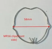 Manufacture Custom 50mm GU10 MR16 COB/ 100 clip 50pcs per lot with free shipping Manufacture Custom 50mm GU10 MR16 COB/ 100 clip 50pcs per lot with free shipping