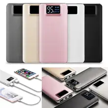 Power Bank 20000mah Portable External Battery powerbank 1.0A, 2.1A 2 USB Interface 0.25Kg Mobile Power