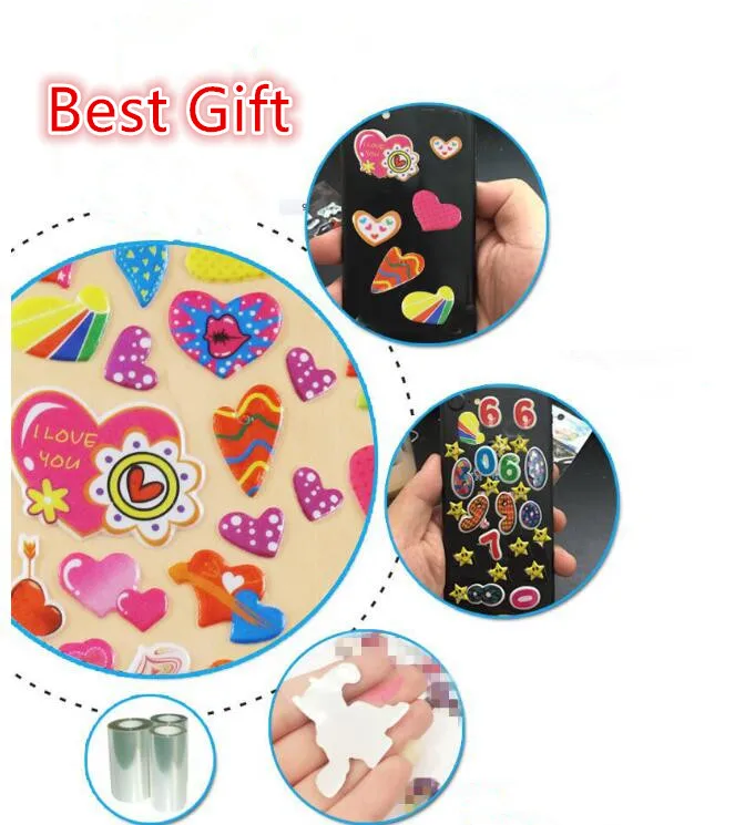 10 sheets 3D child Wall Scrapbooking /& Paper kids Crafts stickers lot Party gift