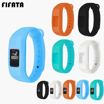 

FIFATA For Garmin Vivofit 3/JR Soft Silicone Wrist Band Stra Replacement Bracelet Watchband Accessories For Children Smart Band