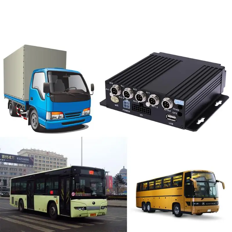 

SW-0001A SD Remote HD 4CH DVR Realtime Video Recorder for Car Bus RV Mobile HD 4CH DVR High Quality DVR/Dash Camera