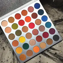 Красота глазурованные тени для век Палитра хайлайтер мерцающий Пигмент Тени для век Палитра стойкий Водонепроницаемый Тени для век