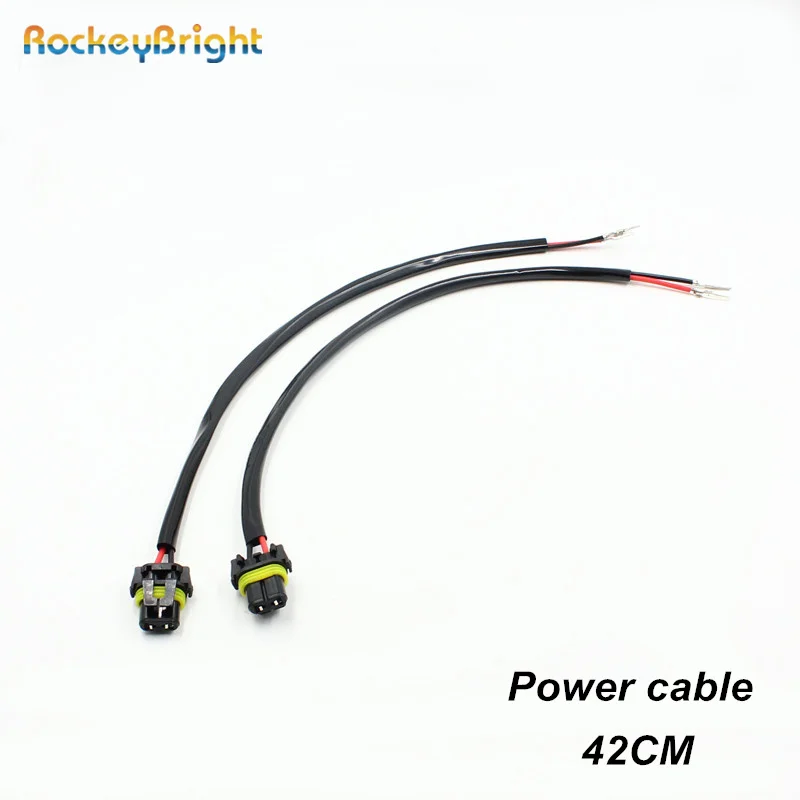 Rockeybright 2 шт. 12 В 35 Вт 55 HID конверсионный комплект светильник провод жгут шнур