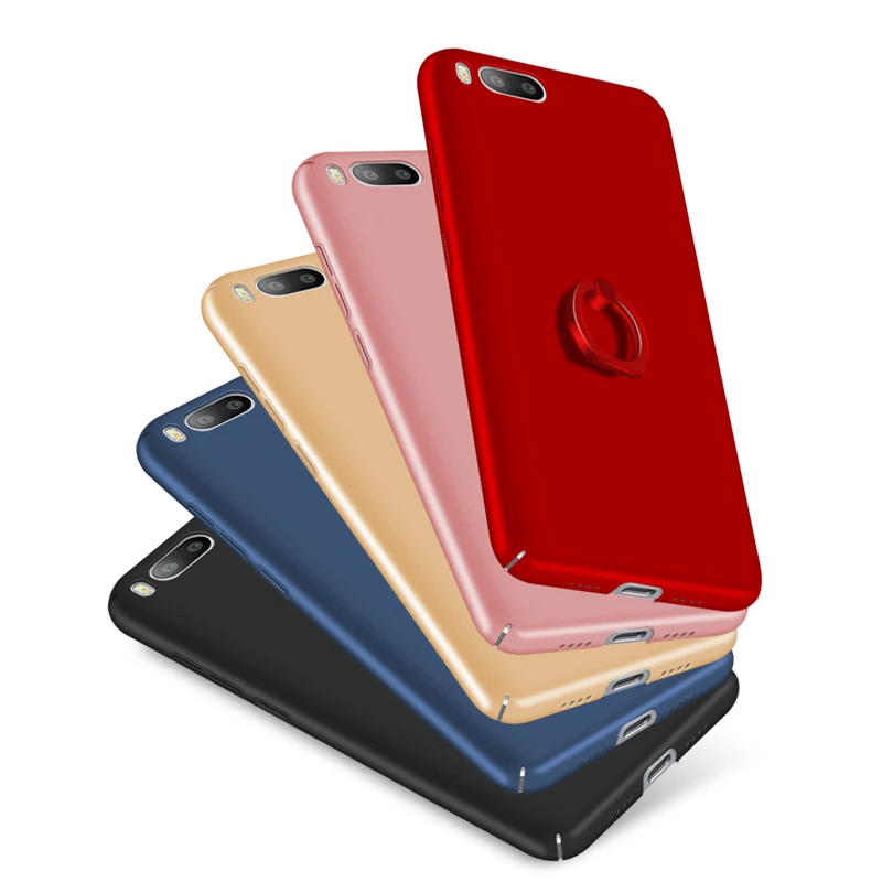 

Cover for Xiaomi Mi Mix 2 Mi Max 2 Mi A1/ 5X Phone Case with Ring Stander Bracket Matte Phone Back Cover Funda