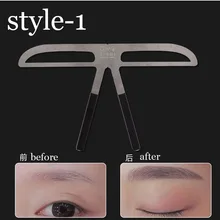 1 шт. microblading татуировка бровей Руководство позиционирование правитель постоянный Макияж измерения для бровей Уход за лошадьми Shaper Татуировка Инструмент