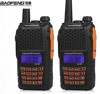 

2PCS Baofeng UV-5R Upgraded Version UV-6R dual band two way radio for Two-way walkie talkie 128CH CTCSS DCS FM cb work radio