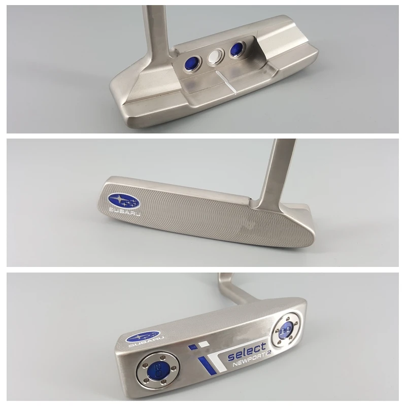 

SUBARU Silver Blue Paint Golf Putter Clubs Edition 33/34/35inch Grip Optional Colour With Head Cover