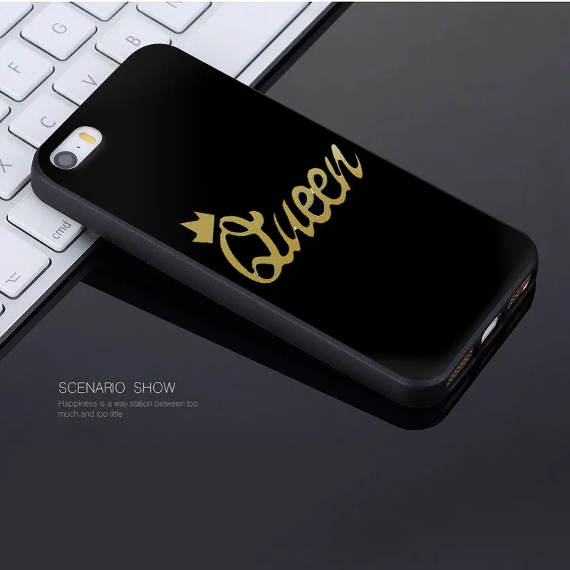 MaiYaCa Queen crown king PRINCESS classic print Phone Accessories Case for Apple iPhone 8 7 6 6S Plus X 5 5S SE 5C Cellphones MaiYaCa Queen crown king PRINCESS classic print Phone Accessories Case for Apple iPhone 8 7 6 6S Plus X 5 5S SE 5C Cellphones