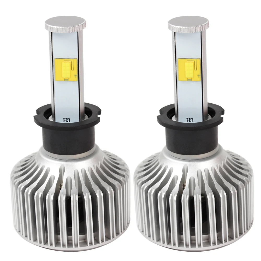 

Version of X7 LED Light Source Headlight Super Bright 6000K 3600LM H3 Car Styling 40W/Each Bulb All-in-one #HP