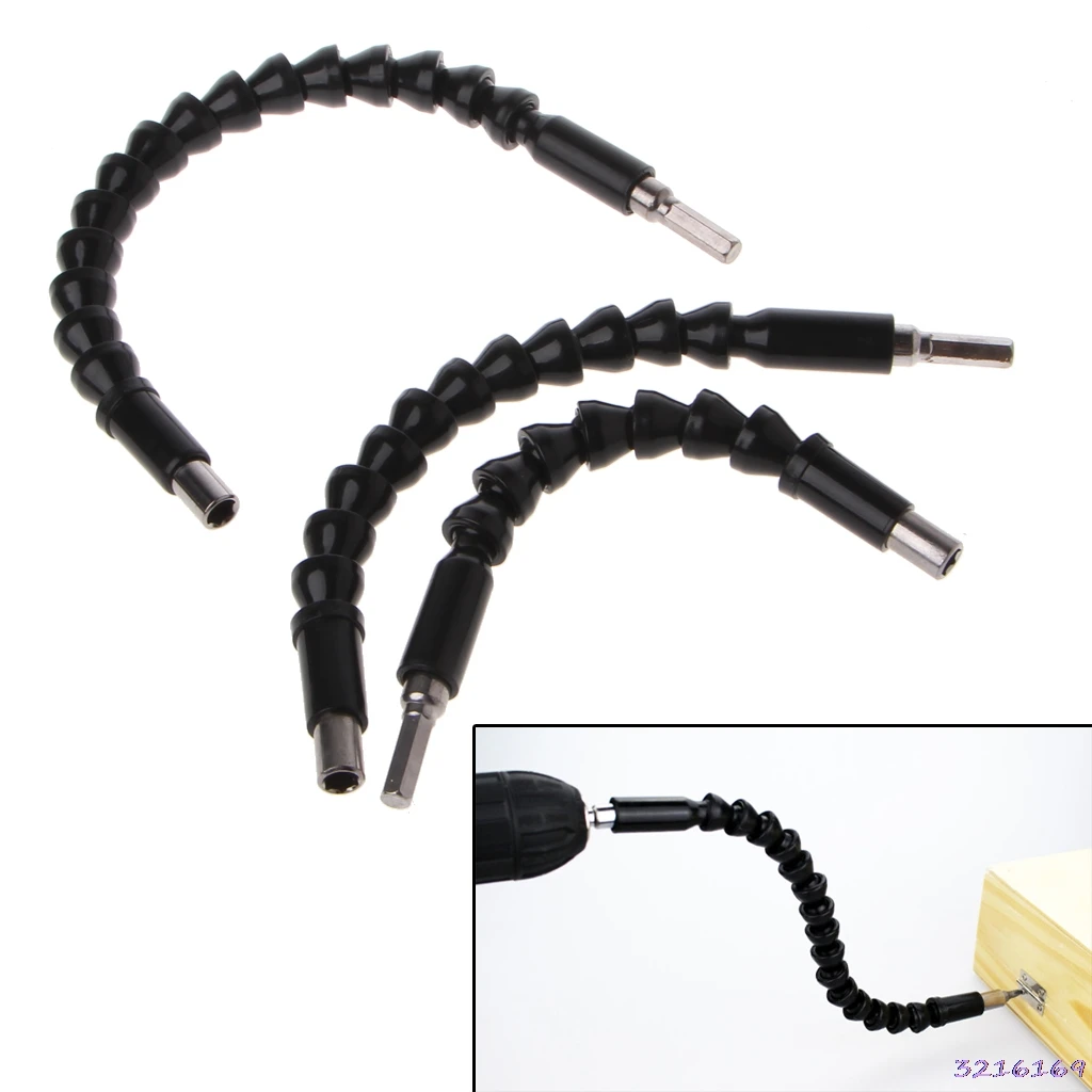 

Flexible Shaft Hex Flex Electronics Drill Extension Screwdriver Bit Holder Tools