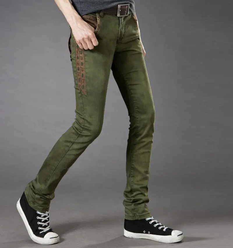 Ma Croix Mens Camo Skinny Jeans Slim Fit Stretch Denim Pants - Walmart.com