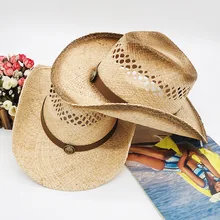 Ковбойские шляпы для женщин и мужчин, западная ковбойская шляпа для джентльменов, соломенные шляпы для леди, Cowgilr, костюм Sombrero Hombre, Панама, соломенная шляпа, шапки