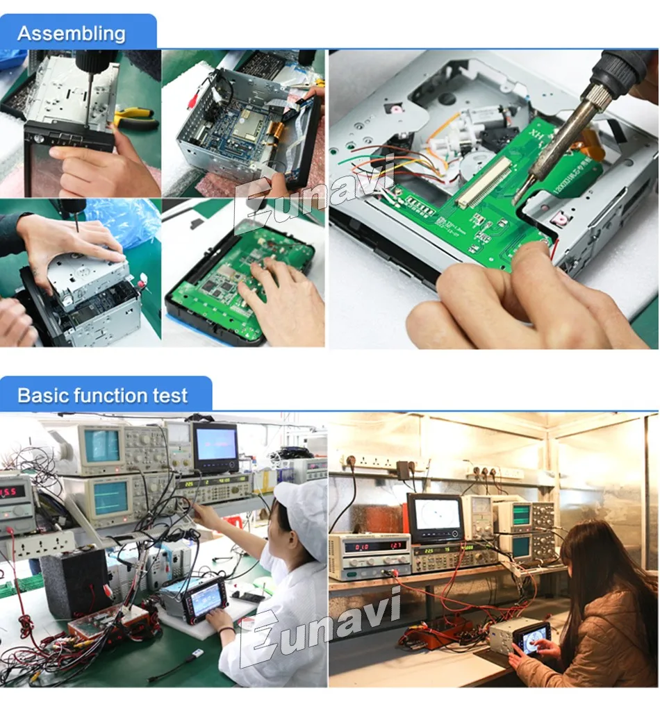 Clearance Eunavi 2 din Android 9.0 Car DVD Player for Ford focus II Galaxy Transit Tourneo Mondeo 2din GPS Multimedia radio Headunit IPS 33