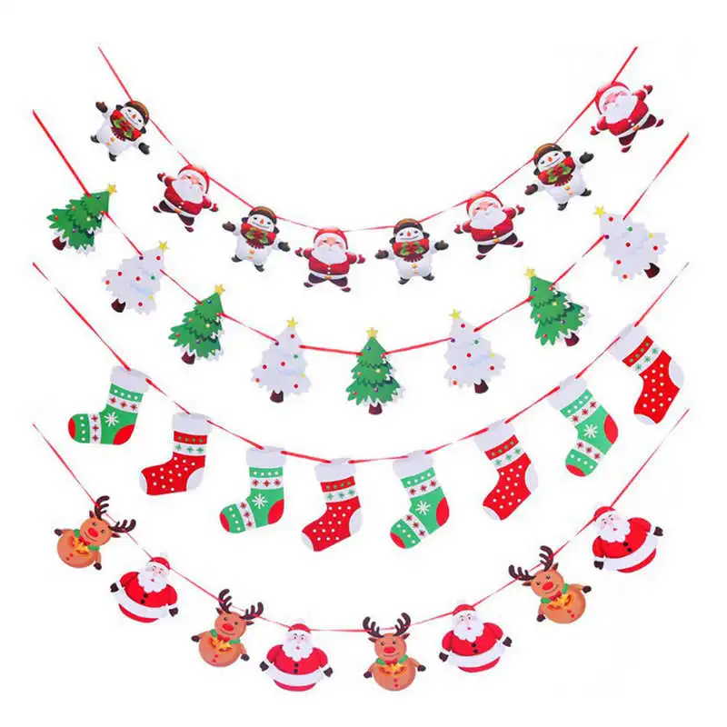 Christmas Party Tree Household Children Room Gift Decoration Supplies Flag christmas decor adornos de navidad #2o17 (4)