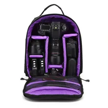 Waterproof Multi-functional Digital DSLR Camera Video Bag w/ Rain Cover