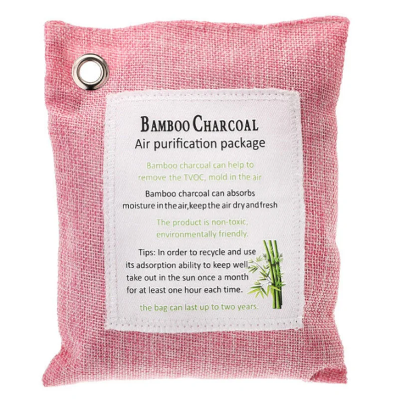

Active Purifier Bamboo Charcoal Bag Kit 8 colors Accessory Decoration Air Purify Fresh 200g Durable High Quality