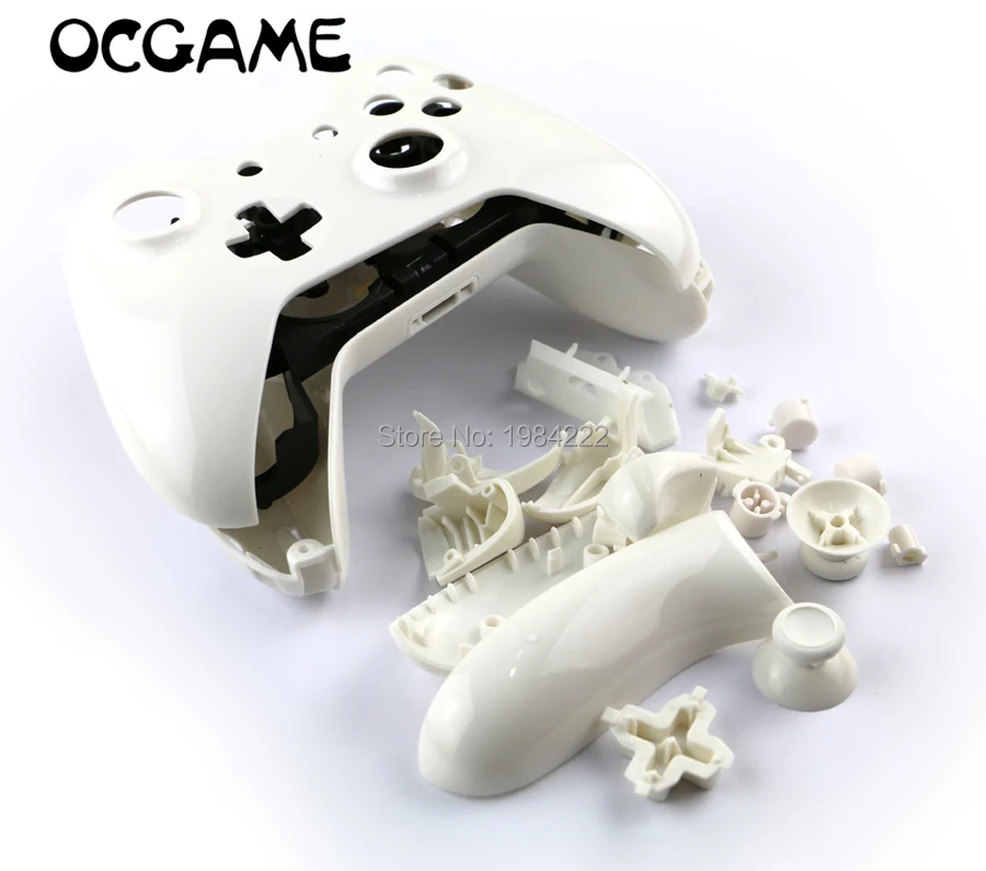 OCGAME 2 компл./лот черный и белый беспроводной контроллер полный корпус чехол для
