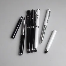 500 шт/партия 4 в 1 светодиодный световой емкость лазерный указатель+ чернильный стилус сенсорный телефон для iPhone samsung экран