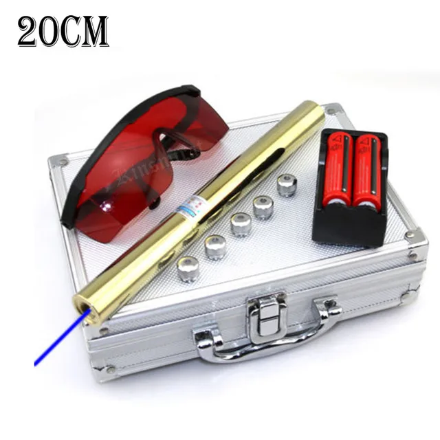 Most Powerful Burning Laser Torch 450nm 10000m Focusable Blue Laser sight Pointers Flashlight