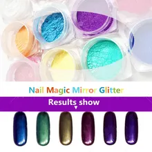 Красота лак для ногтей порошок Стразы обесцвечивание ногтей Блеск волшебное зеркало блеск маникюрные инструменты