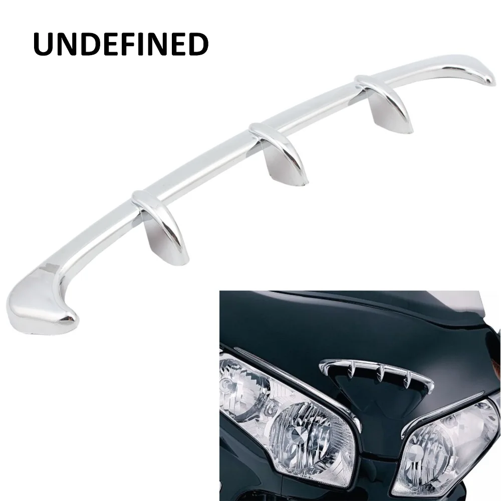 Chrome Motorcycle Air Inlet Decoration Cover For Honda Goldwing GL 1800 GL1800 2001-2007 2008 2009 2010 2011 Fairing Accessories