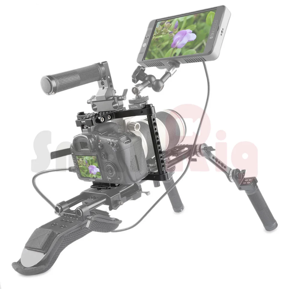SmallRig DSLR Camera Cage for Canon 650D 600D 550D For Sony a7 a7II For Panasonic GH5 GH4 GH3 GH2 Cage Rig -1630