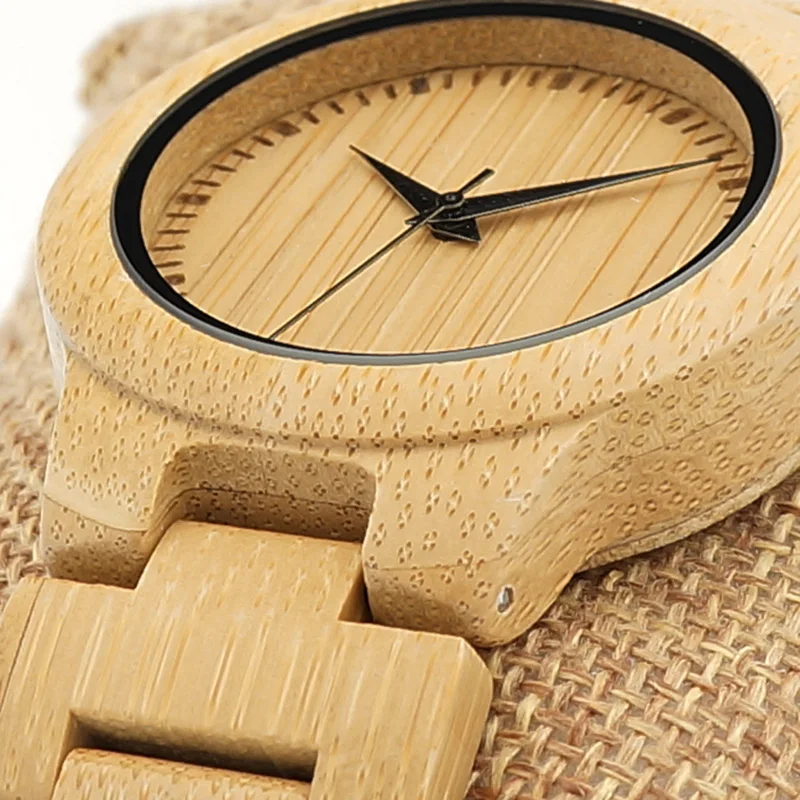 BOBO BIRD бренд Bamboo женские V-L28 часы ручной работы все бамбуковые женские-кварцевые часы с японским механизмом как подарок