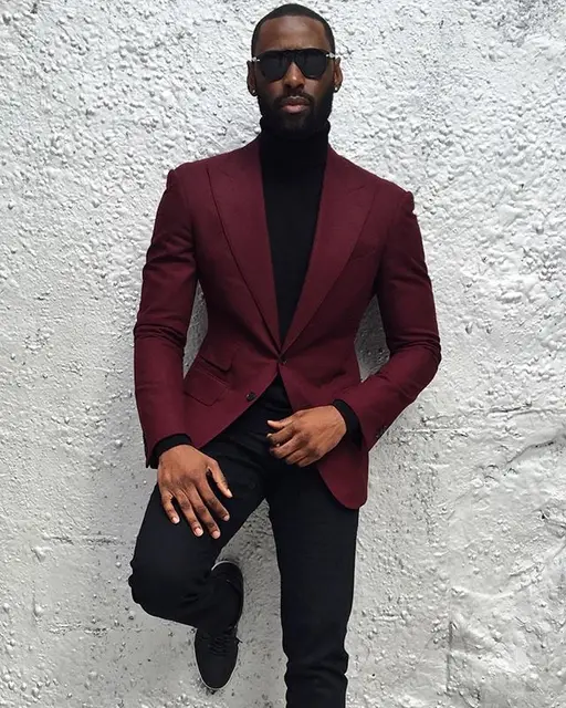 pant maroon coat Lapel Buy Peaked Brand : 2017 Groomsmen New Aliexpress.com