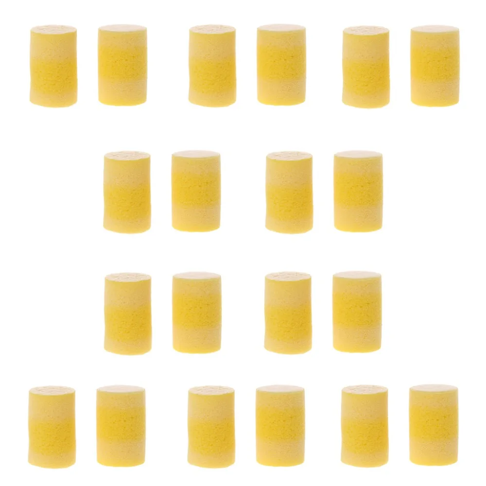 

10 Pairs PVC Soft Cylinder Shaped EarPlugs Sleeping Travel Work Ear Protection