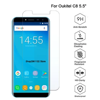 

9H Tempered Glass for Oukitel C8 Screen Protector Phone Protective Film Screen Protector for Oukitel C8 Glass case c 8 glas