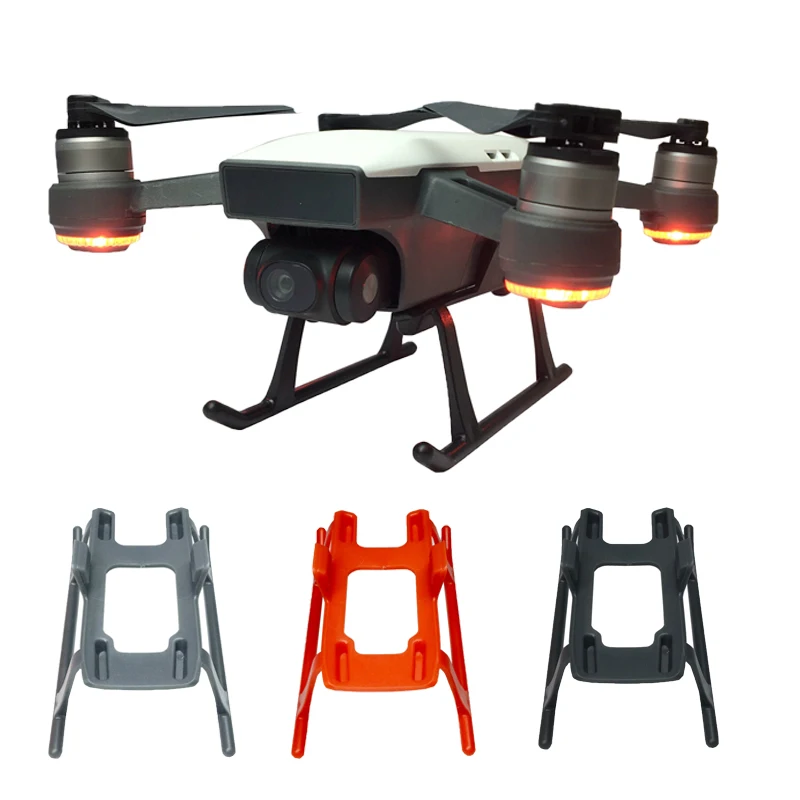 For DJI Spark font b Drone b font Heightened Landing Gear Extender Protector Landing Legs Undercarriage