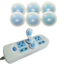 6 шт. Европейская русская стандартная Детская электрическая розетка двухфазная заглушка на розетку от детей для детей