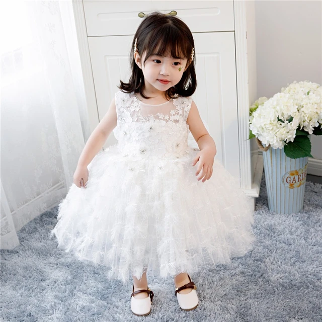 Unveil 173+ white frock for baby girl super hot