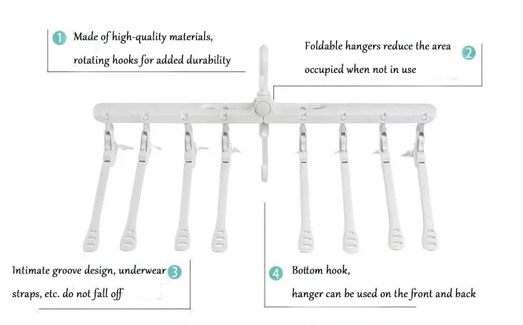 Многофункциональная Волшебная вешалка «восемь в одном», пластиковая вращающаяся Нескользящая вешалка, Волшебная телескопическая Вешалка для взрослых, вешалка для брюк