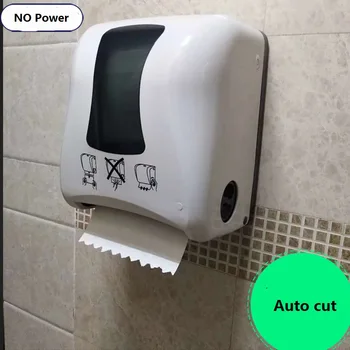 

AUTO CUT Jumbo Roll Paper Towel Dispenser Tissue Container with Lock NO POWER for Hand Paper Width 20cm