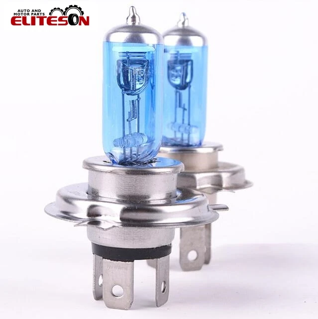 

2Pcs Super White H4 P43T Quartz Halogen Xenon 12V 100/90W Car Auto&Motorcycle Headlight Replacement Lamp Work Lights Bulb 6000K