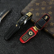 Newmind разблокировка флип мини Автомобильный ключ мобильный телефон двойной Sim BT циферблат черный красный список SOS Быстрый циферблат волшебный голос Русский Иврит Клавиатура