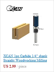 XCAN 1/4 дюймов с прямым хвостовиком Т-образной пазы фрезы Т-образные деревообрабатывающие фрезы для дерева фрезы Фрезы