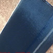 50 см X 100 см синий углеродного волокна арамидных смесовой Fabric200gsm ткани углерода