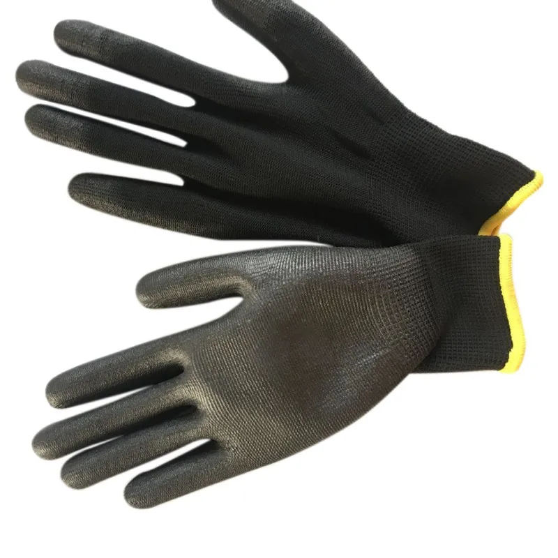 Бытовая безопасность анти-статические перчатки Рабочая рука защита от загрязнения масла анти-вырез Нескользящая домашняя Чистка латексные варежки нейлон