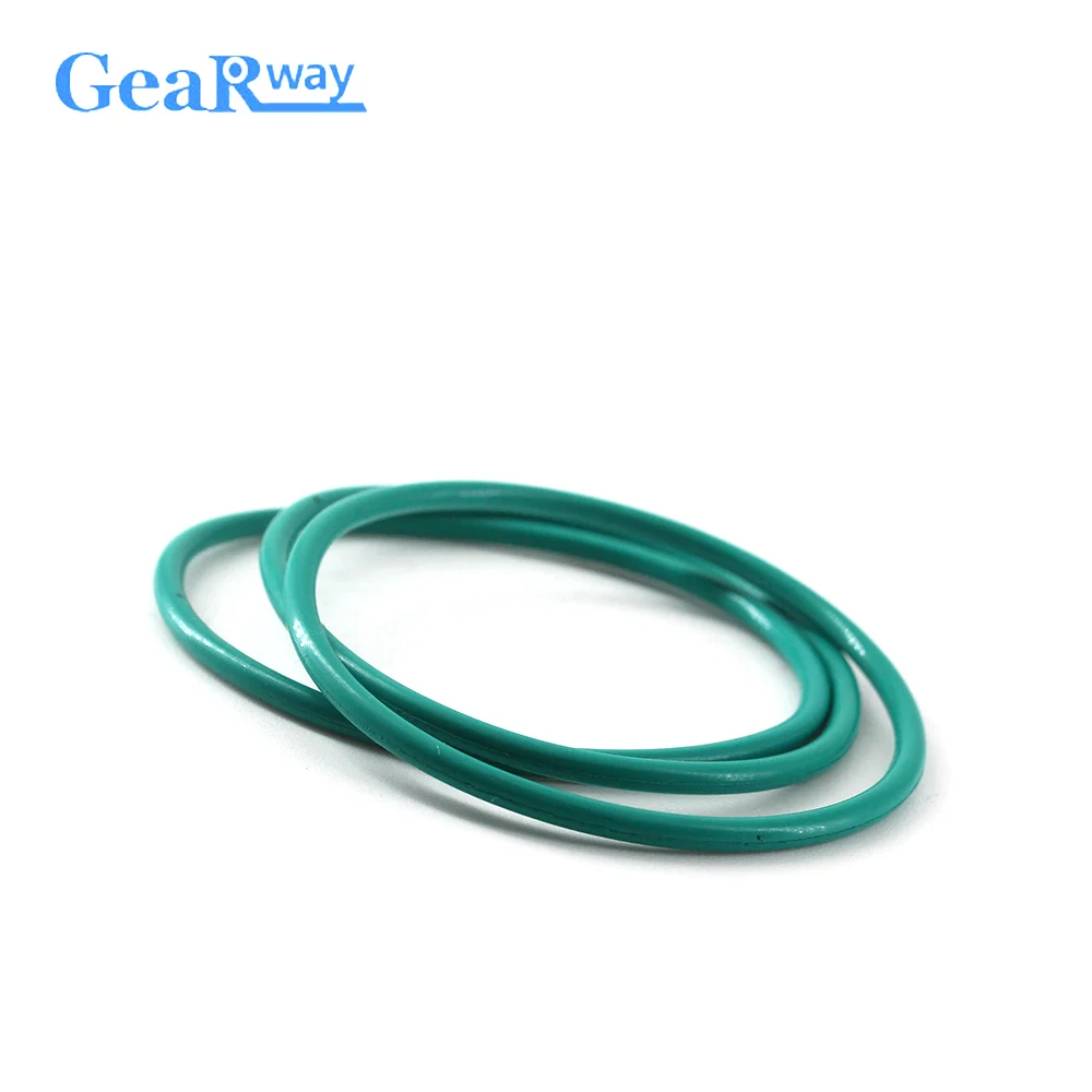 Gearway Green Fkm O Ring Seal 2.5mm Thickness O Ring Sealing Gasket 24/25/26/24/43/44/45mm Od
