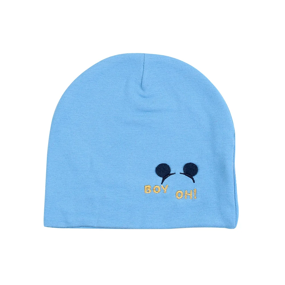 Cute Newborn Baby Tire Hat Cotton Soft Infant Beanie Comfortable Solid Beanie Hat For Boys Girls Spring Autumn Baby Boy Clothing (17)
