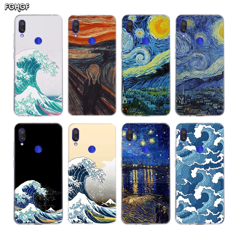 

Abstract Pinturas Art Case For Xiaomi redmi Note 7 Pro 6 5 4 Case For Xiomi Redmi 4 4A 4X 5 Plus 5A 6 6A Silicone Fundas Cover