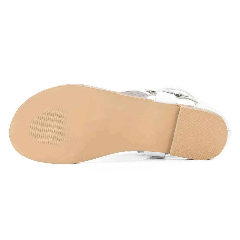 Flats casual shoes woman sandals female 2019 fashion lighted flat with women shoes solid clip toe hollow women sandals plus size (8)